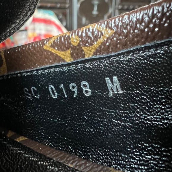 LOUIS VUITTON Monogram Canvas Upper Case Loafer Flats Size 41/10.5 - Picture 5 of 10